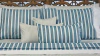 Sabana Danubio Stripes 144 Hilos 2 Plazas Dominic Smoke