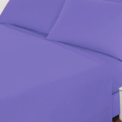 Sabana Prata Lisa 2 Plazas Color Violeta 2