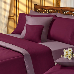 Sabana Danubio Colors King Size Grape Violeta