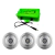 Combo pileta Pooled 3 Horus White & White + transformador + control remoto