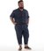 MACACÃO JEANS MANGA LONGA PLUS SIZE MASCULINO / SOB-MEDIDA