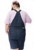 MACACÃO JEANS JARDINEIRA PLUS SIZE MASCULINO CURTO / SOB-MEDIDA na internet