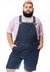 MACACÃO JEANS JARDINEIRA PLUS SIZE MASCULINO CURTO / SOB-MEDIDA