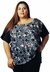 BLUSA PLUS SIZE MESCLA - ESTRELAS