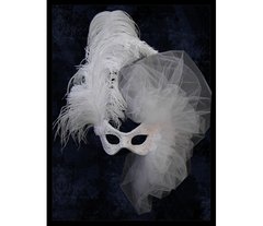 Antifaz Veneciano Blanc para Novias - comprar online