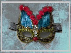 Antifaz Veneciano Gato Chat Kitsch - comprar online