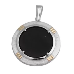 Colgante Plata y Oro Cod. 1138