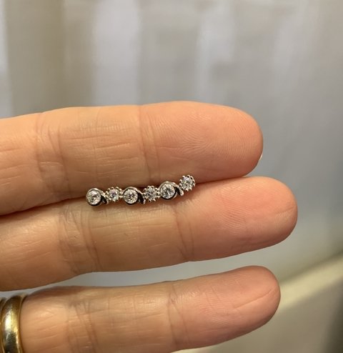 Trepadores Plata 925 y Zirconias COD. T0005