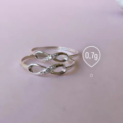 ANILLO INFINITO PLATA 925 COD. 4397