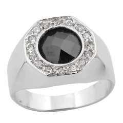 Anillo Plata 925 y Cubic Zirconia COD. 1990