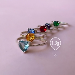 Anillo corazón de plata 925 COD. 4477