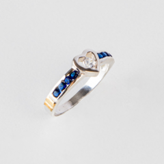 Anillo de Plata 925 con Zirconias COD3120 en internet