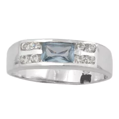 Anillo Plata 925 y Zirconia COD. 2721