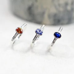 Anillo Plata 925 con Zirconias COD. 2787