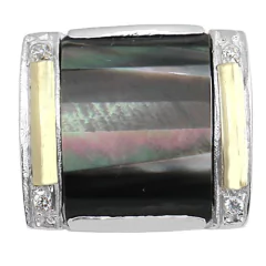Anillo Plata y Oro Cod. 3096