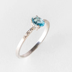 Anillo de Plata 925 con Zirconias COD3272B en internet