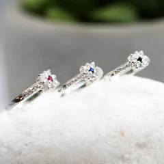 Anillos de Plata 925 con Zirconia. COD. 3598 en internet