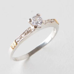 Anillo de Plata 925 con Zirconias COD2171 (copia) (copia)