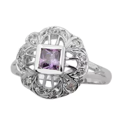 Anillo Plata 925 y Cubic Zirconia COD. 3674