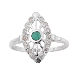 Anillo Plata 925 y Cubic Zirconia COD. 3745