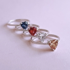 Anillo corazón de plata 925 COD. 4477 - comprar online