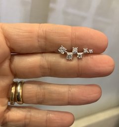 Trepadores Plata 925 y Zirconias COD. T0007