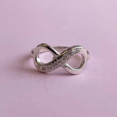 ANILLO INFINITO PLATA 925 COD 4389