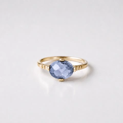 ANILLO PLATA 925 Y ORO COD. 4584 - comprar online