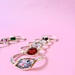 ANILLO PLATA 925 Y ORO COD. 4590 - tienda online