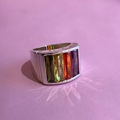 Anillo Plata 925 y Zirconia COD. 2324