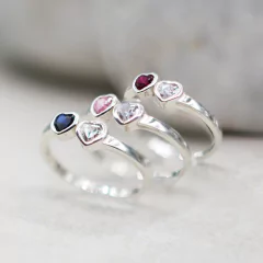 Anillo Plata 925 con Zirconias COD. 582