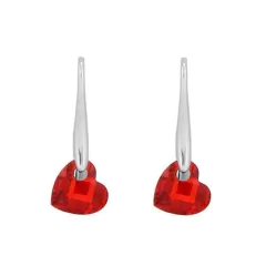 Aros plata 925 Corazón Cod. 0002