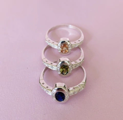 Anillo de Plata 925 con Zirconias COD2171