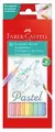 FABER CASTELL Lapices de colores pastel acuarelables x10