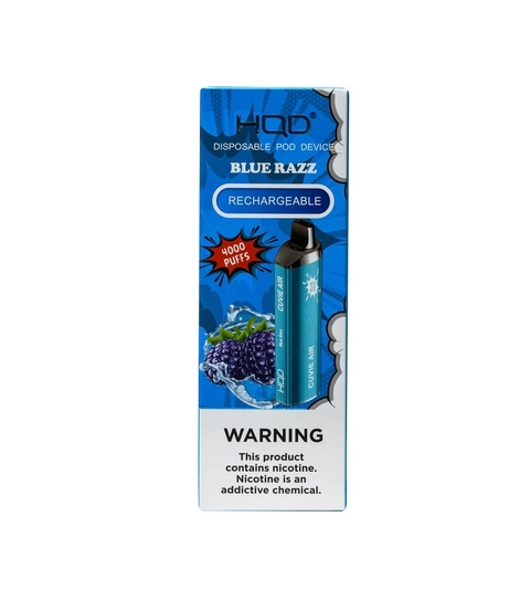 HQD CUVIE AIR 4000 PUFFS - BLUE RAZZ