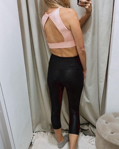 MOSCÚ - Top deportivo con recorte bajo busto y apertura en espalda - tienda online
