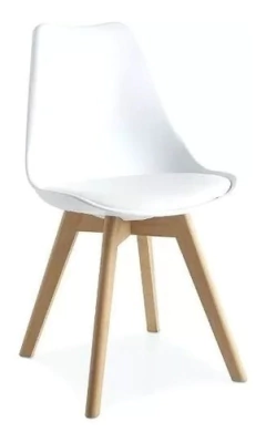 Juego De Comedor Tulip - Nordico Mesa 140 X 80 + 6 Sillas - comprar online