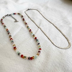 Set de collares LU - acero quirurgico - comprar online