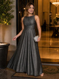 Imagem do Vestido em lurex duas formas de uso. Vl892