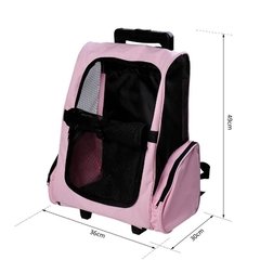 MOCHILA DE RUEDAS ROSA - buy online