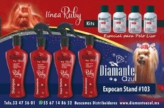 KIT DIAMANTE AZUL LINEA RUBY 4 PRODUCTOS (PELO LACIO)