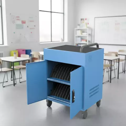 Gabinete EXO de Carga Móvil C30 – Carro para 30 Notebooks/Netbooks/Tablets con Sistema de Carga Simultánea - comprar online