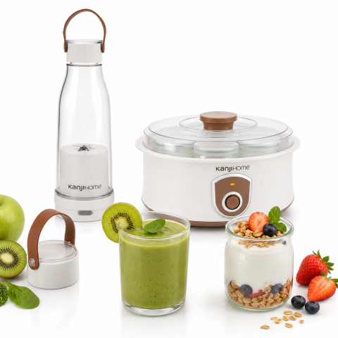 Combo Fit Yogurtera Y Licuadora Usb Saludable