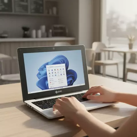 Notebook EXO Exomate 84L 11.6” – 8GB RAM / SSD 480GB – Windows 11 – Rápida y liviana - comprar online