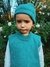 Poncho Lambswool Verde Jade en internet