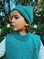 Poncho Lambswool Verde Jade - tienda online