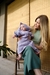 Poncho Gasa Small Lila - comprar online