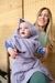 Poncho Gasa Small Lila