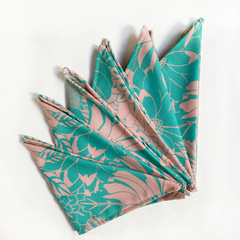 Servilletas FLORES AQUA