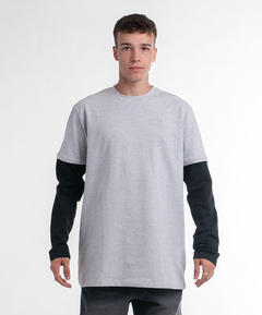 Remera Harry Gris Melange - (copia) - loja online